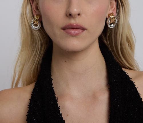 Heaven Mayhem Mini Knot Earrings In Gold