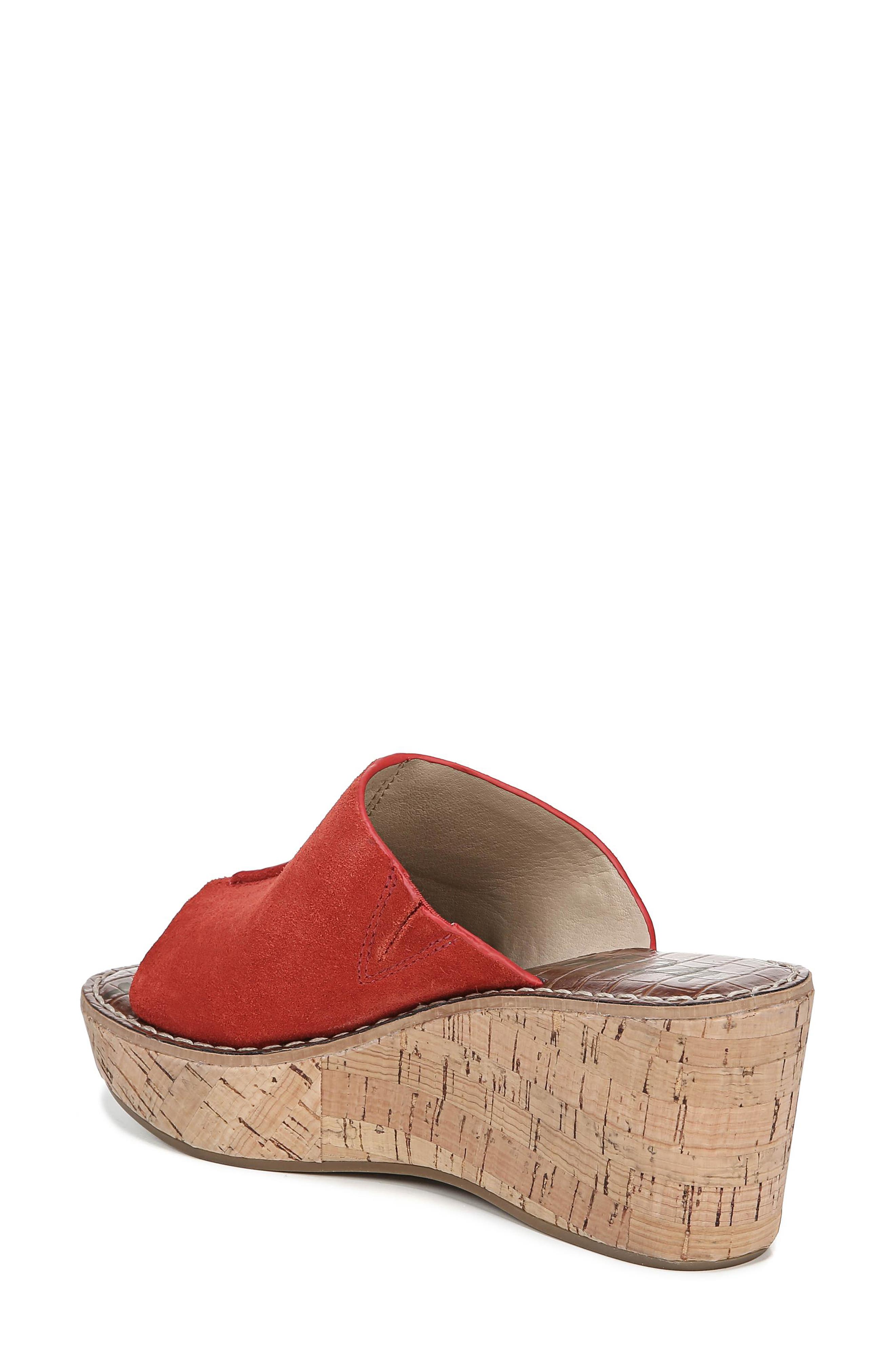 Ranger Platform Sandal, Alternate, color, CANDY RED SUEDE