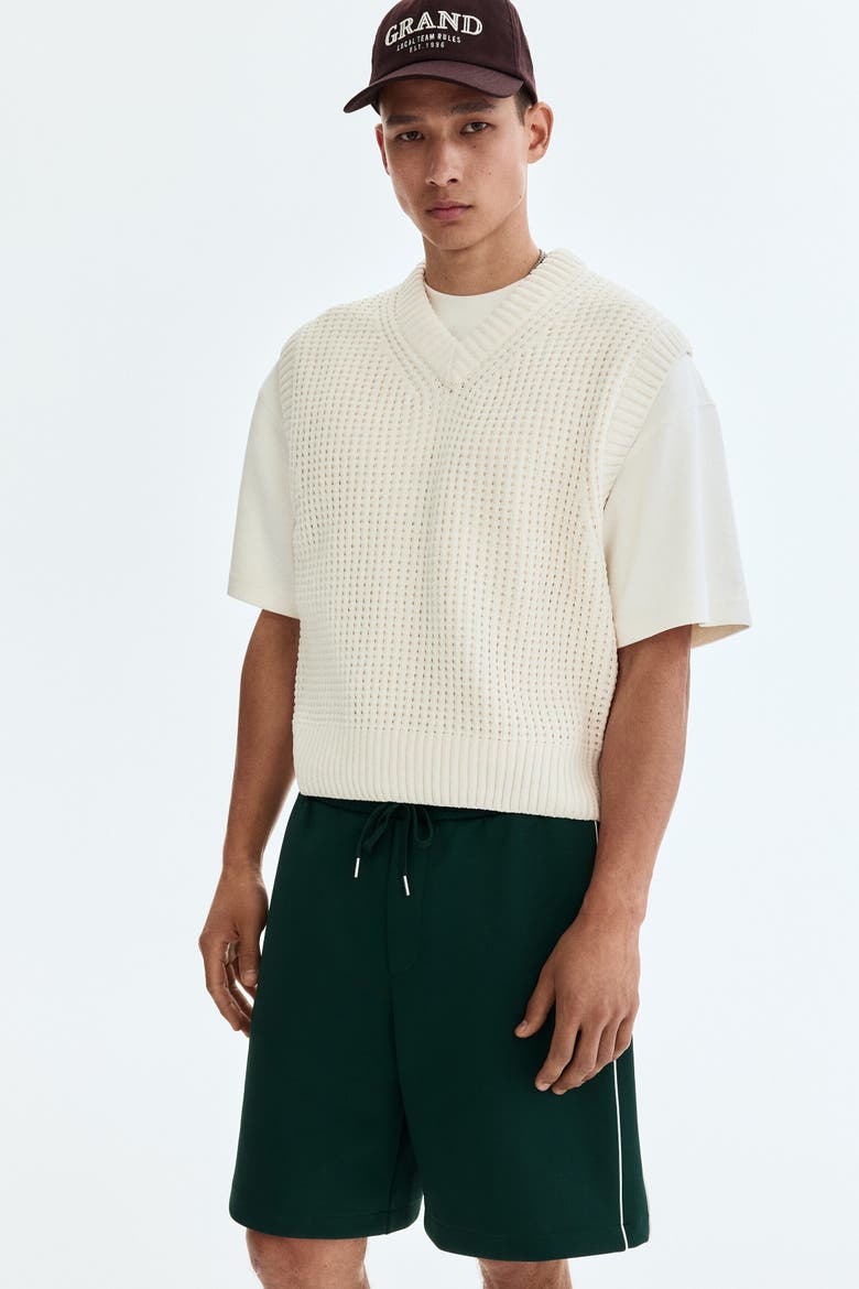 Relaxed-fit Shorts, Alternate, color, Green/white