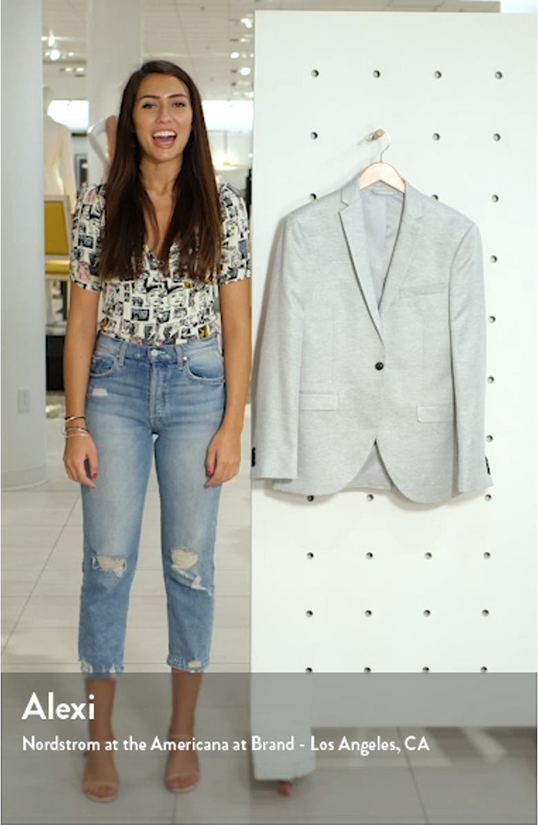 Clay Skinny Fit Twill Suit Jacket, sales video thumbnail