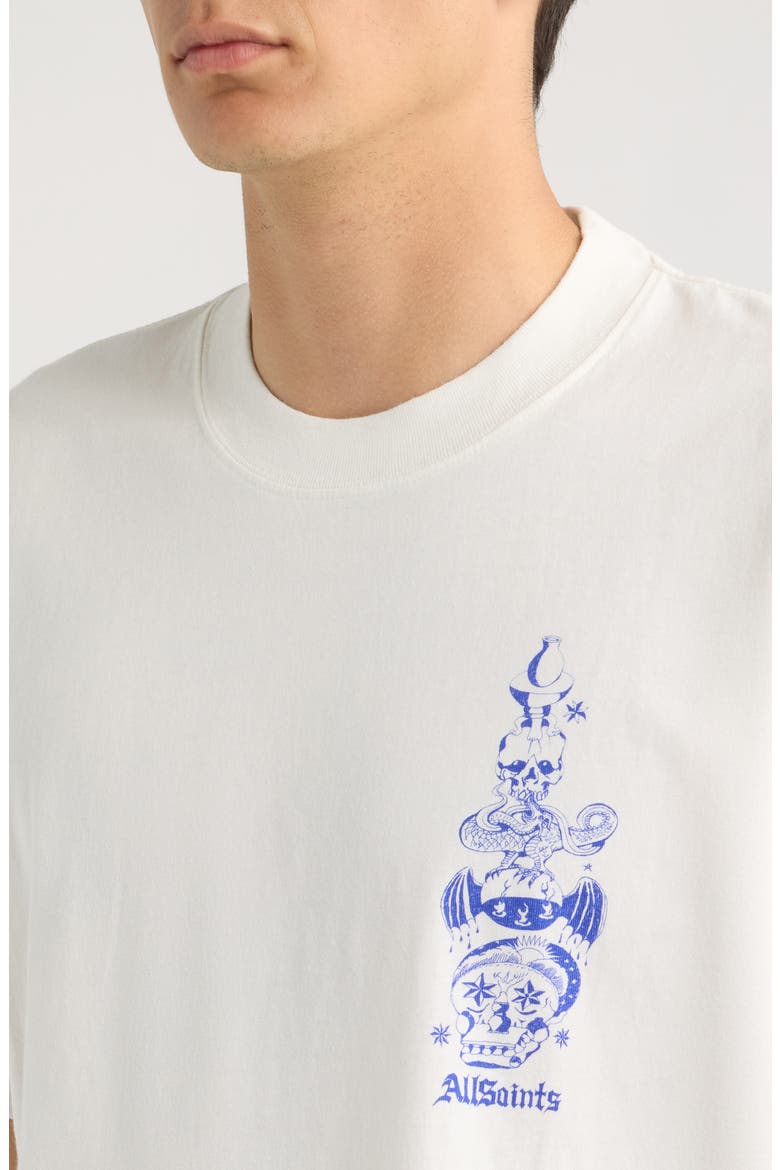 Ignis Graphic Organic Cotton T-Shirt, Alternate, color, CHALK WHITE