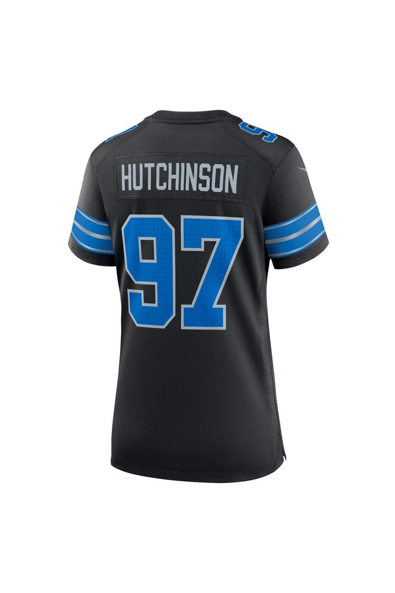 Women's Nike Aidan Hutchinson Black Detroit Lions 2nd Alternate Game Jersey, Alternate, color, Black