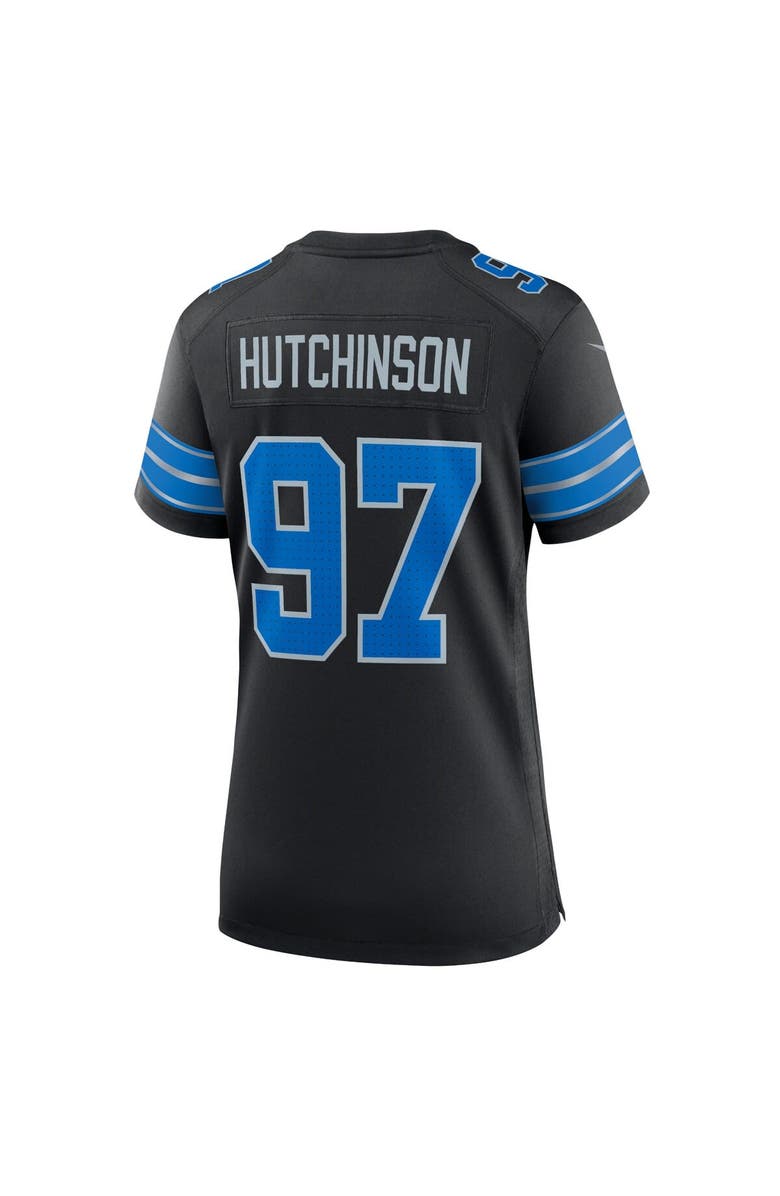 Nike Women's Nike Aidan Hutchinson Black Detroit Lions 2nd Alternate Game Jersey, Alternate, color, Black