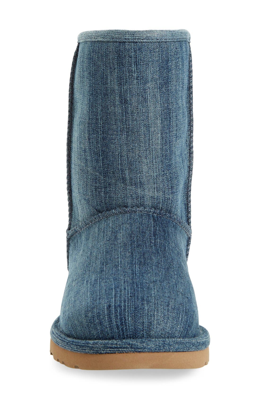 UGG<sup>®</sup> 'Classic Short' Denim Boot, Alternate, color, 