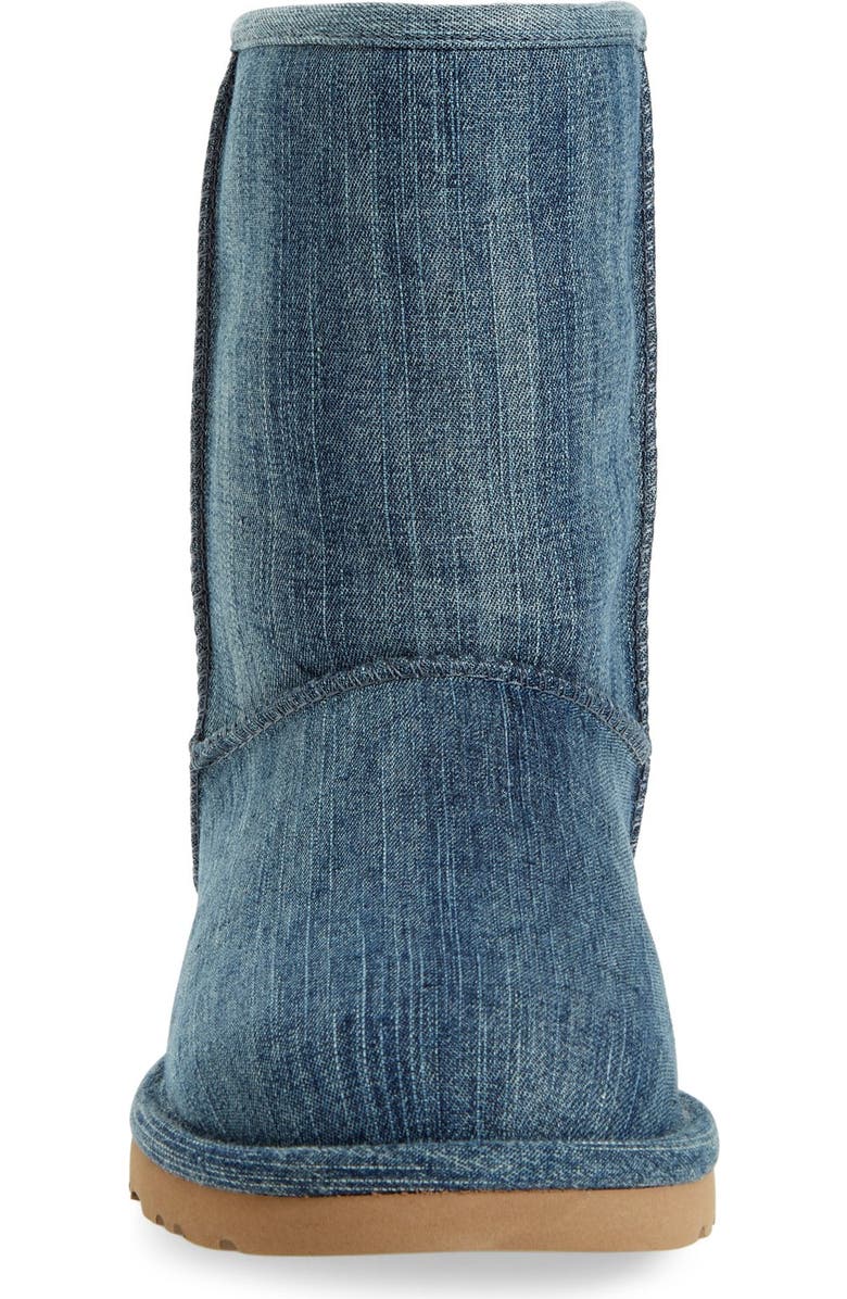 UGG<sup>®</sup> 'Classic Short' Denim Boot, Alternate, color,