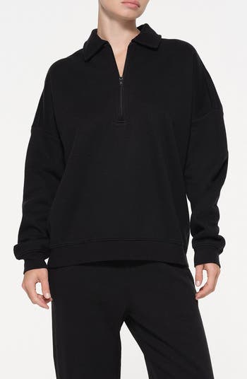 セール】BI-COLOR HALF ZIP SW バイカラー ハーフ ジップ