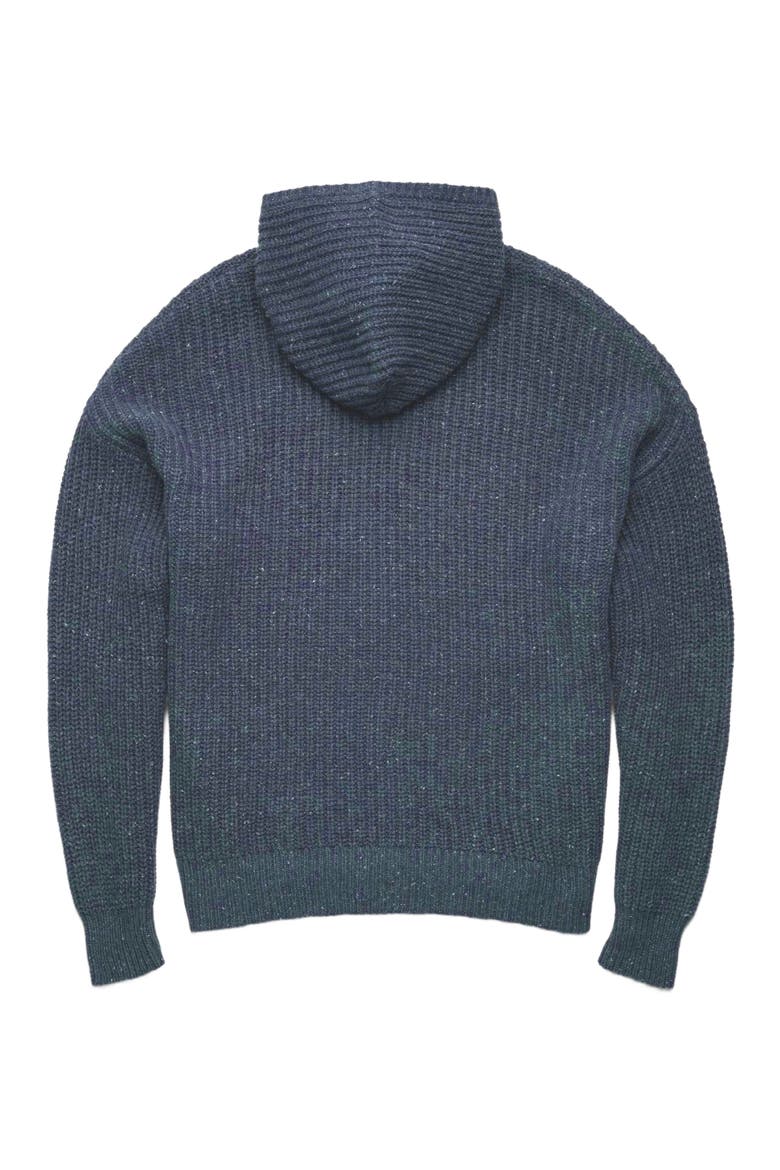 Stan Knit Hooded Sweater, Alternate, color, Navy Heather