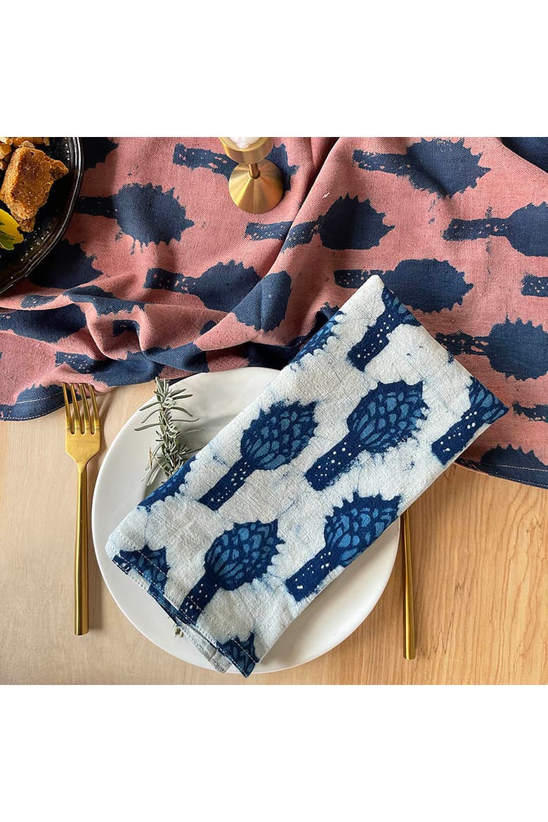Reusable Cloth Napkins - Set of 4, Alternate, color, Blue