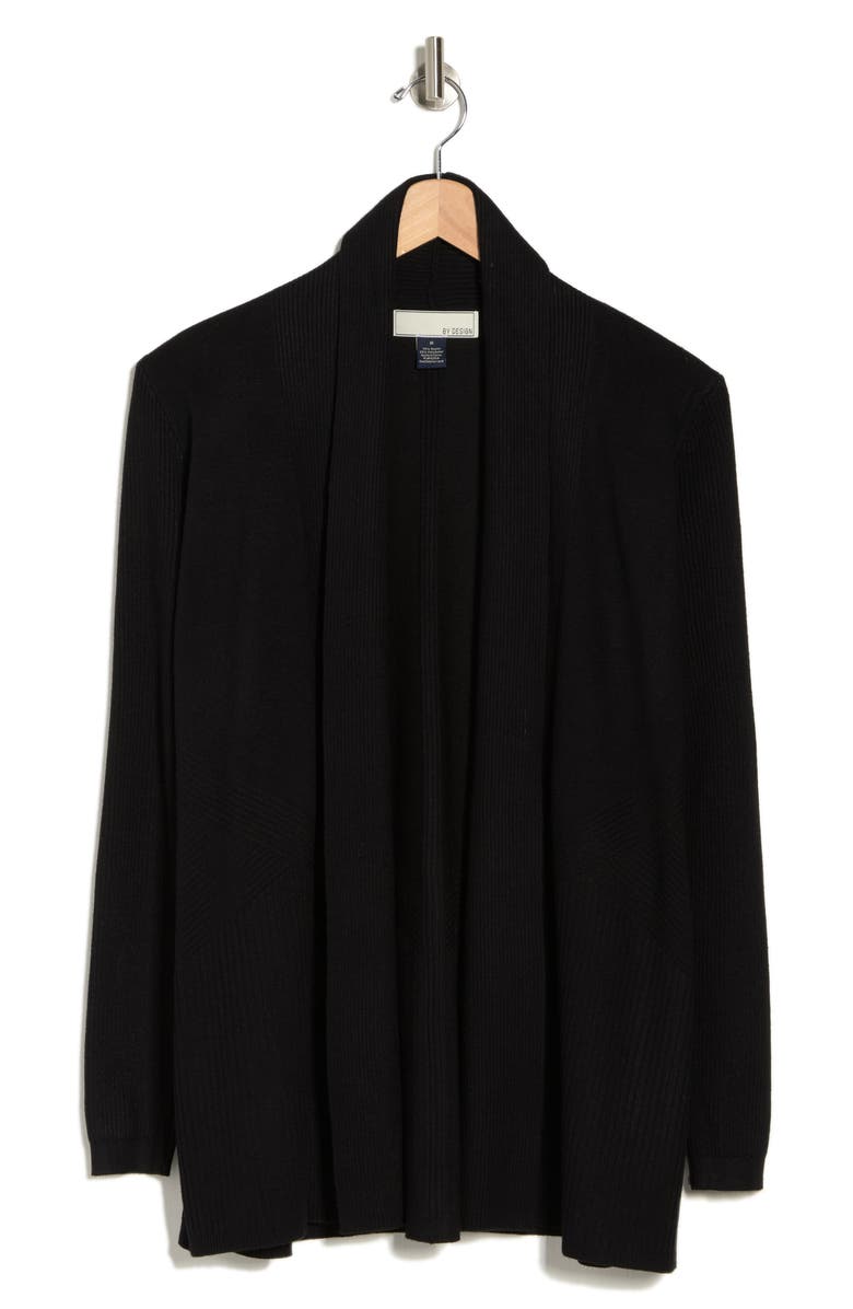 BY DESIGN Anderson Cardigan, Alternate, color, Black