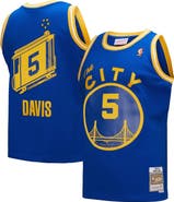 Mitchell & Ness Men's Mitchell & Ness Baron Davis Royal Golden State Warriors Hardwood Classics 2004/05 Swingman Jersey