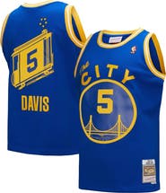Mitchell & Ness Men's Mitchell & Ness Baron Davis Royal Golden State Warriors Hardwood Classics 2004/05 Swingman Jersey