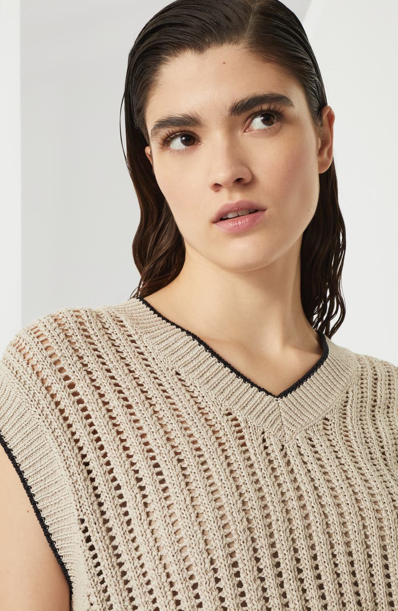 Brunello Cucinelli Vest with monili, Alternate, color,