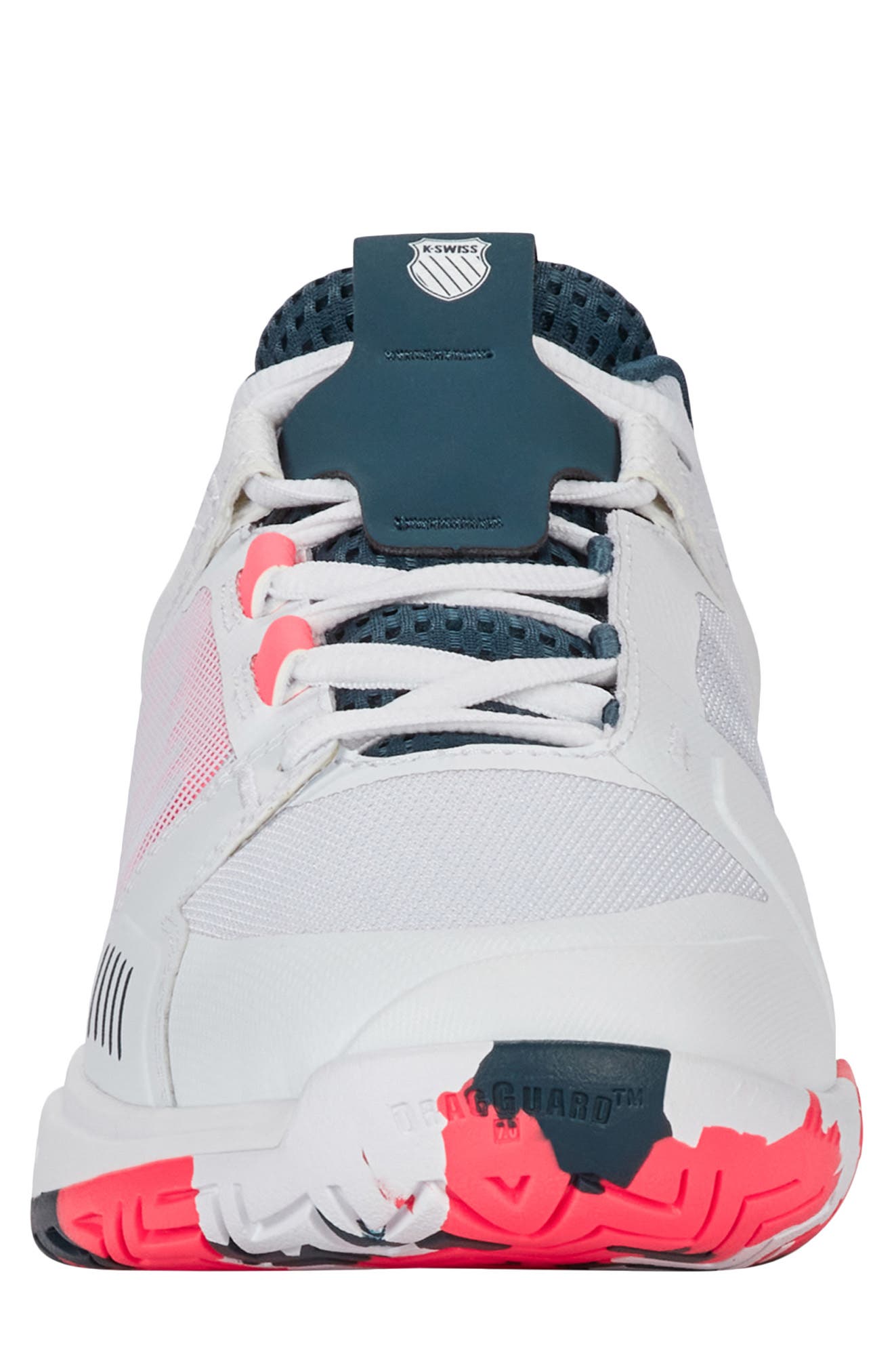 Ultrashot Team Tennis Shoe, Alternate, color, WHITE/ STARGLAZER/ NEON BLAZE