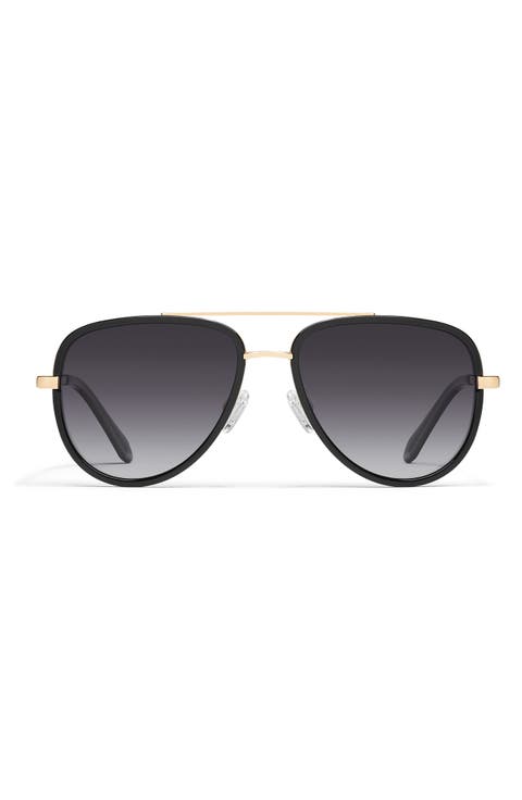 All In 56mm Polarized Aviator Sunglasses