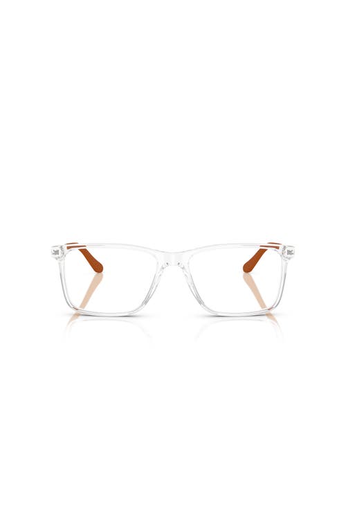Ralph Lauren 54mm Rectangle Optical Glasses In White