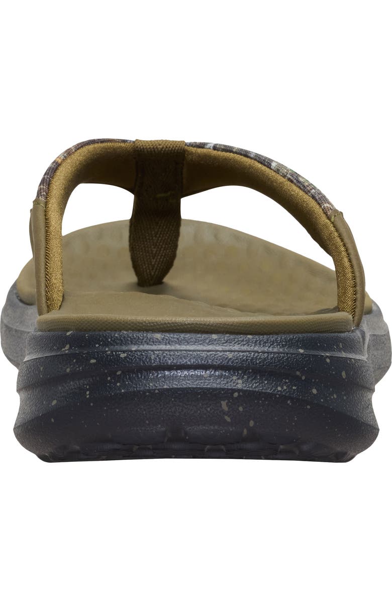 Hey Dude Finn RealTree Flip Flop, Alternate, color, Green