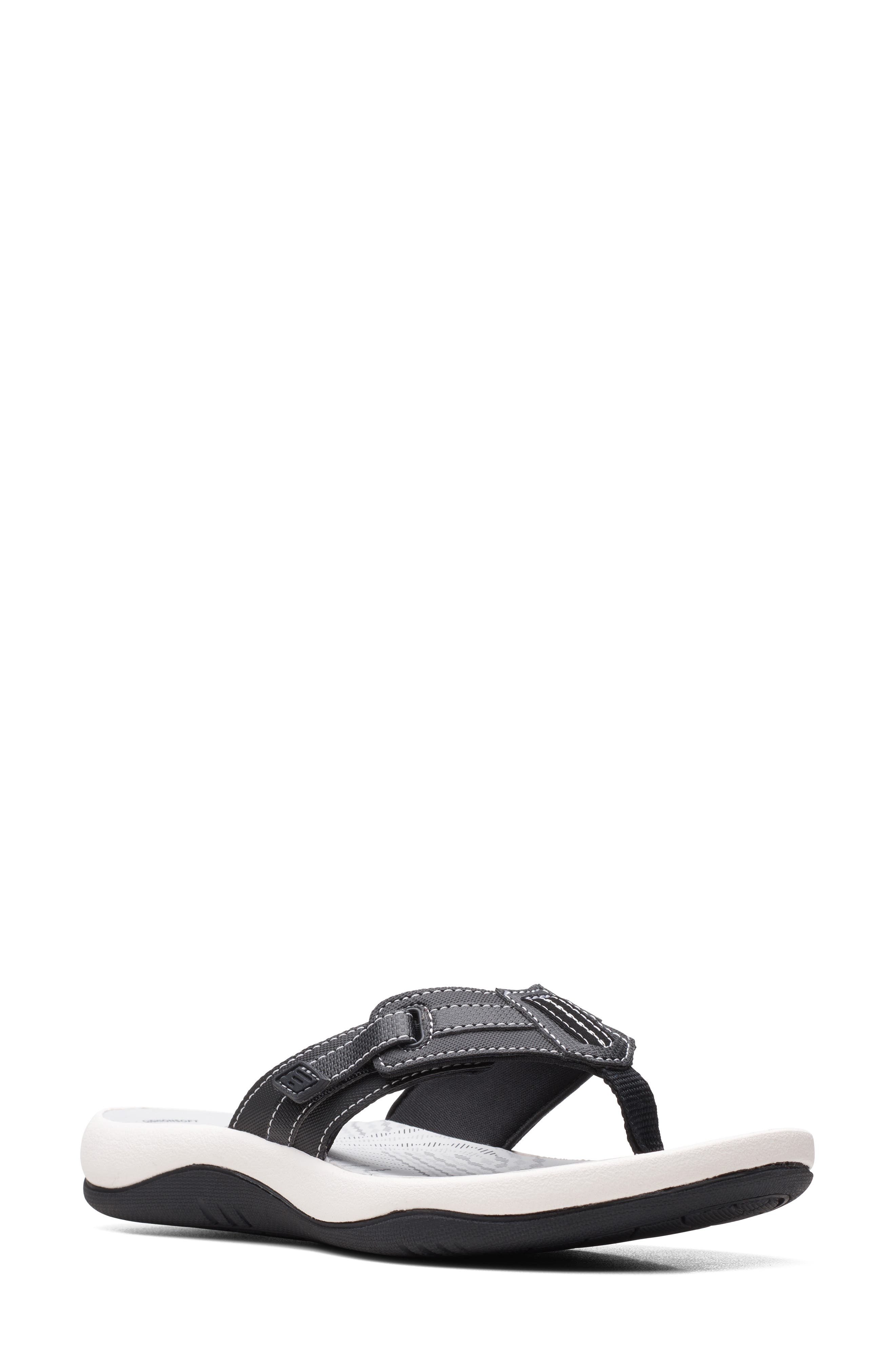 Clarks<sup>®</sup> Sunmaze Sky Thong Sandal, Main, color, 