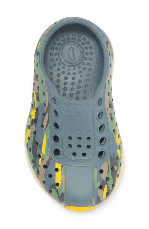 Native Shoes Robbie Floral Water Friendly Perforated Slip-on In Gray