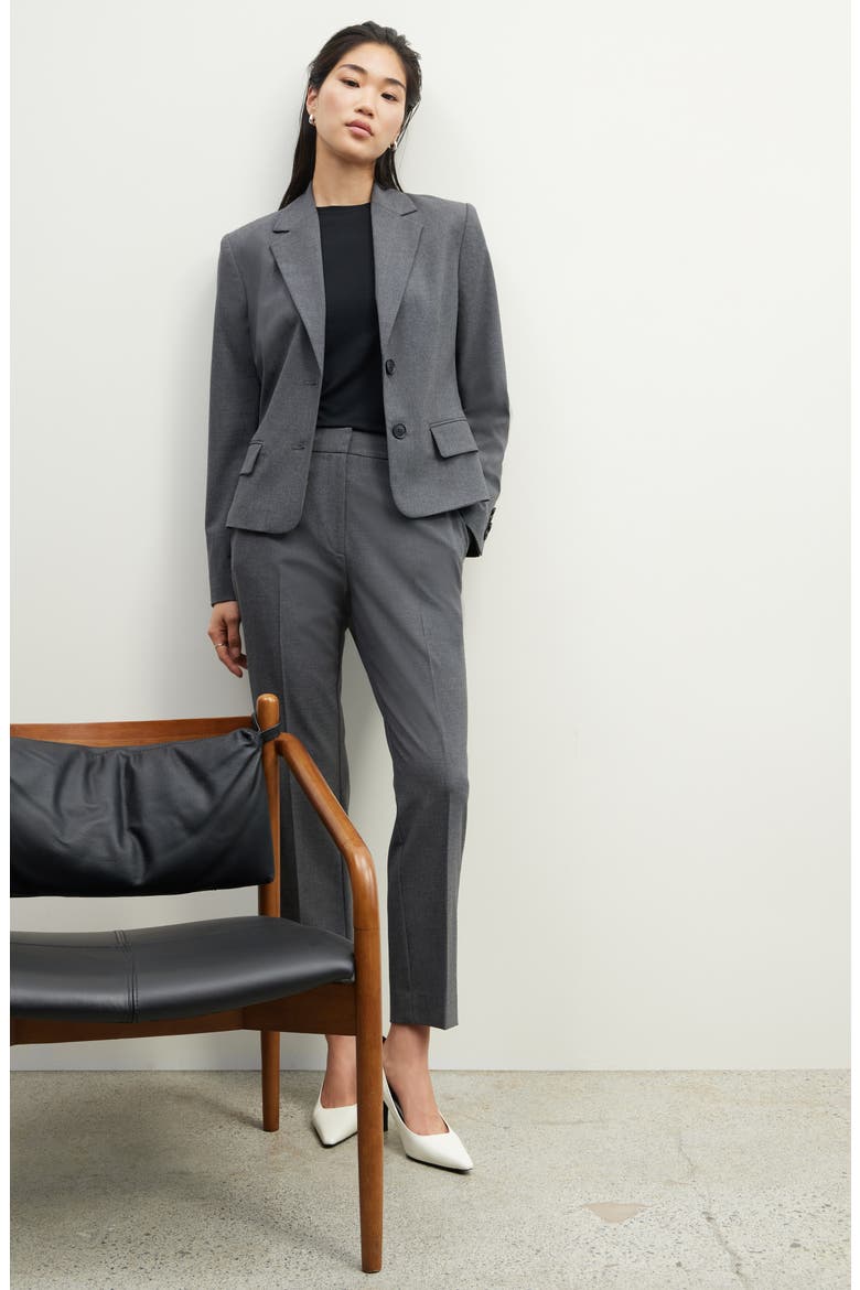 The Hanna Slim Fit Blazer, Alternate, color, GREY DARK HEATHER