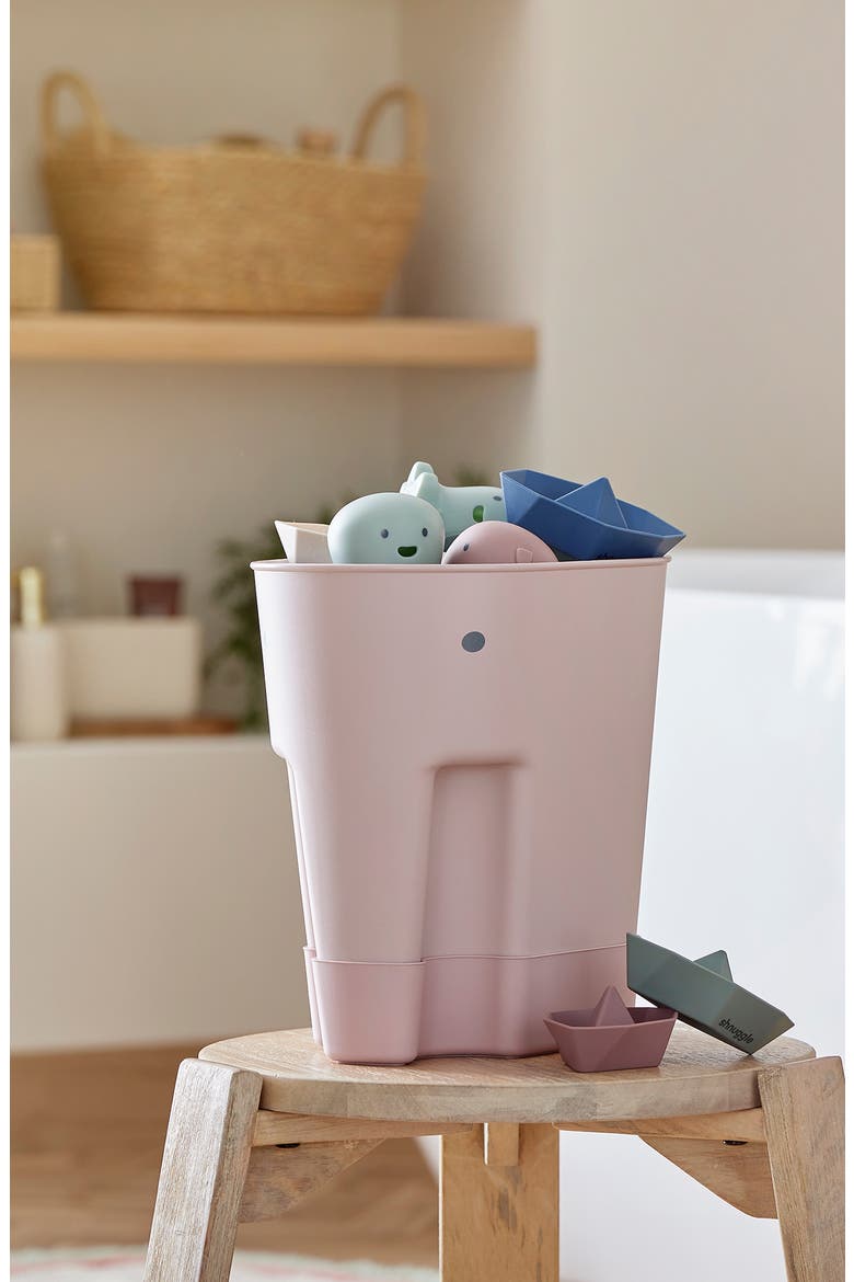 Ellie Bath Toy Caddy, Alternate, color, BLUSH