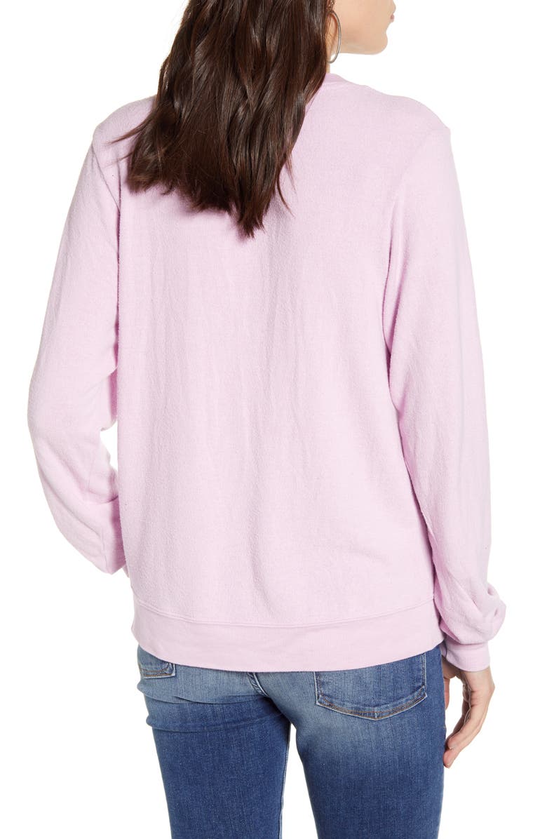 Wildfox Baggy Beach V-Neck Top, Alternate, color, 