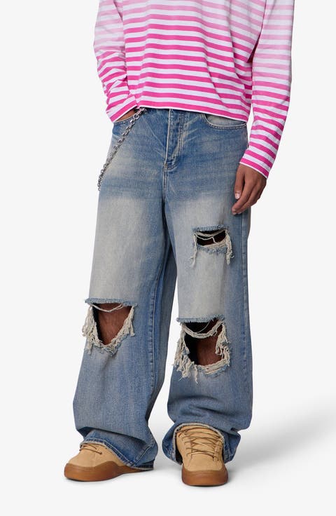 Blowout Rave Ripped Jeans