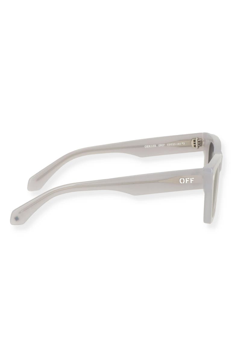 Off-White 53mm Valdez Square Sunglasses, Alternate, color, 