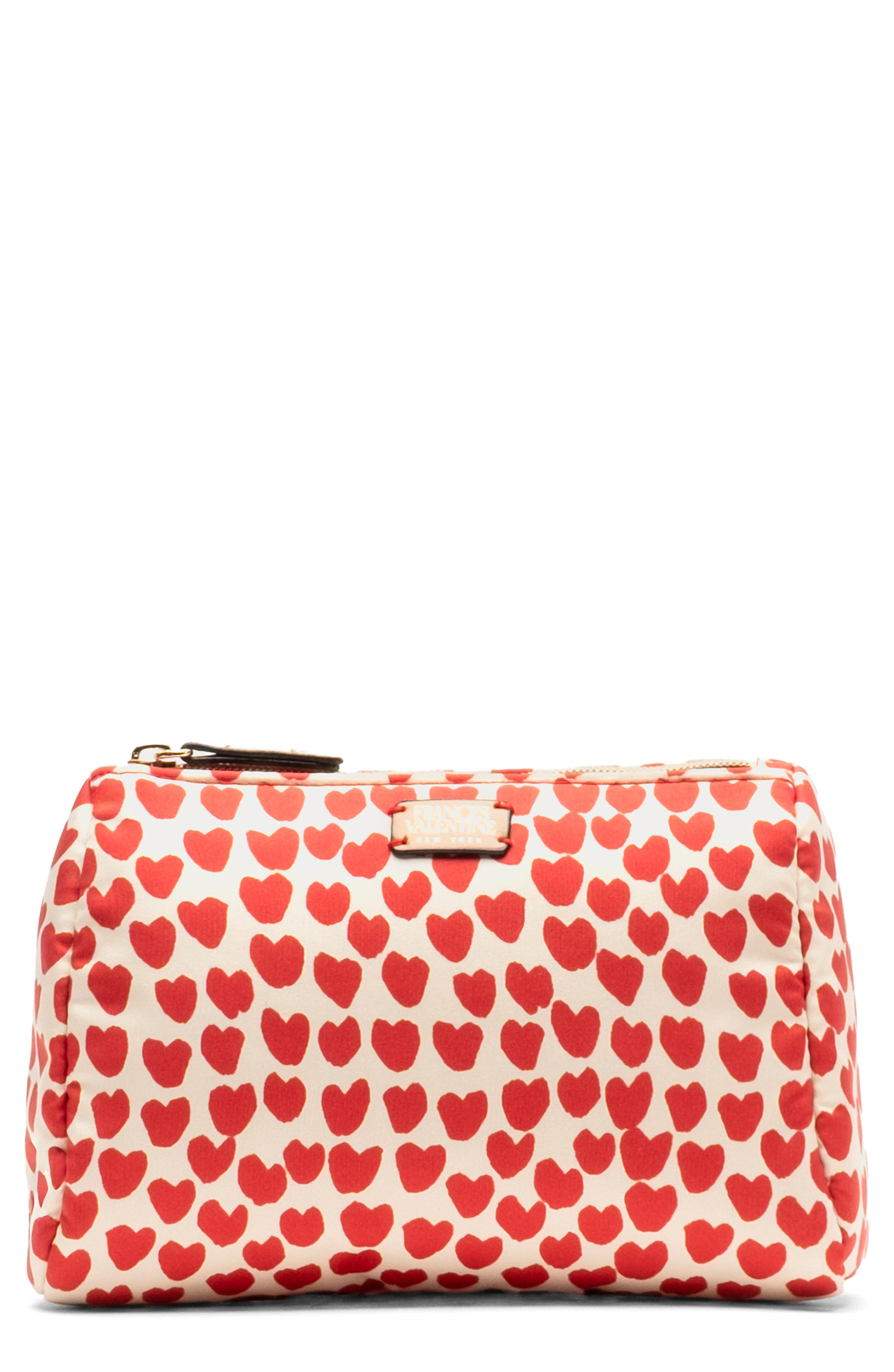 Frances Valentine Small Cosmetic Pouch, Main, color, 