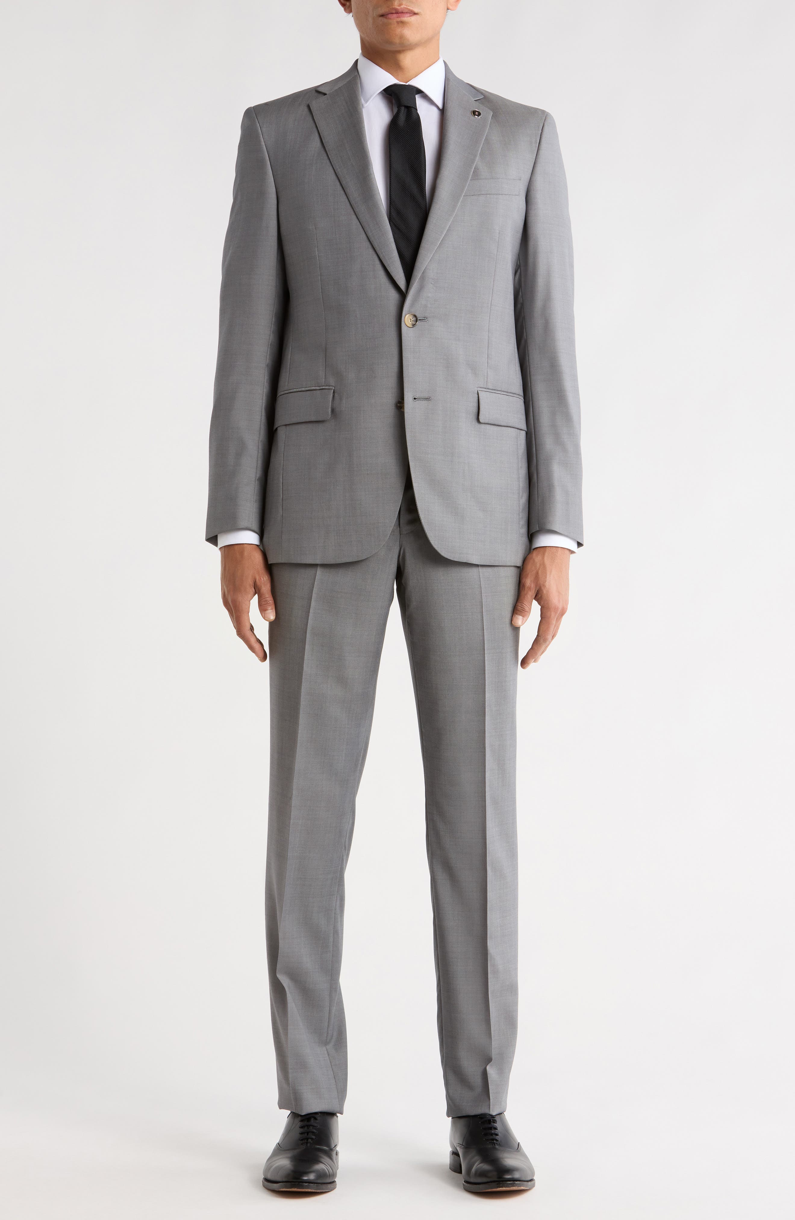 No Ordinary Joe by Ted Baker Jake Grey Wool Suit