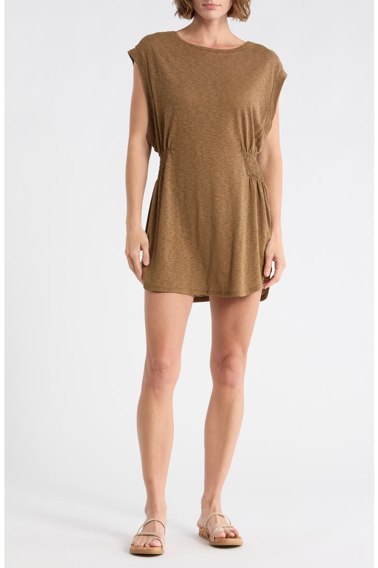 Swami Cover-Up Shirt, Main, color, TEA LEAF/ SEPIA