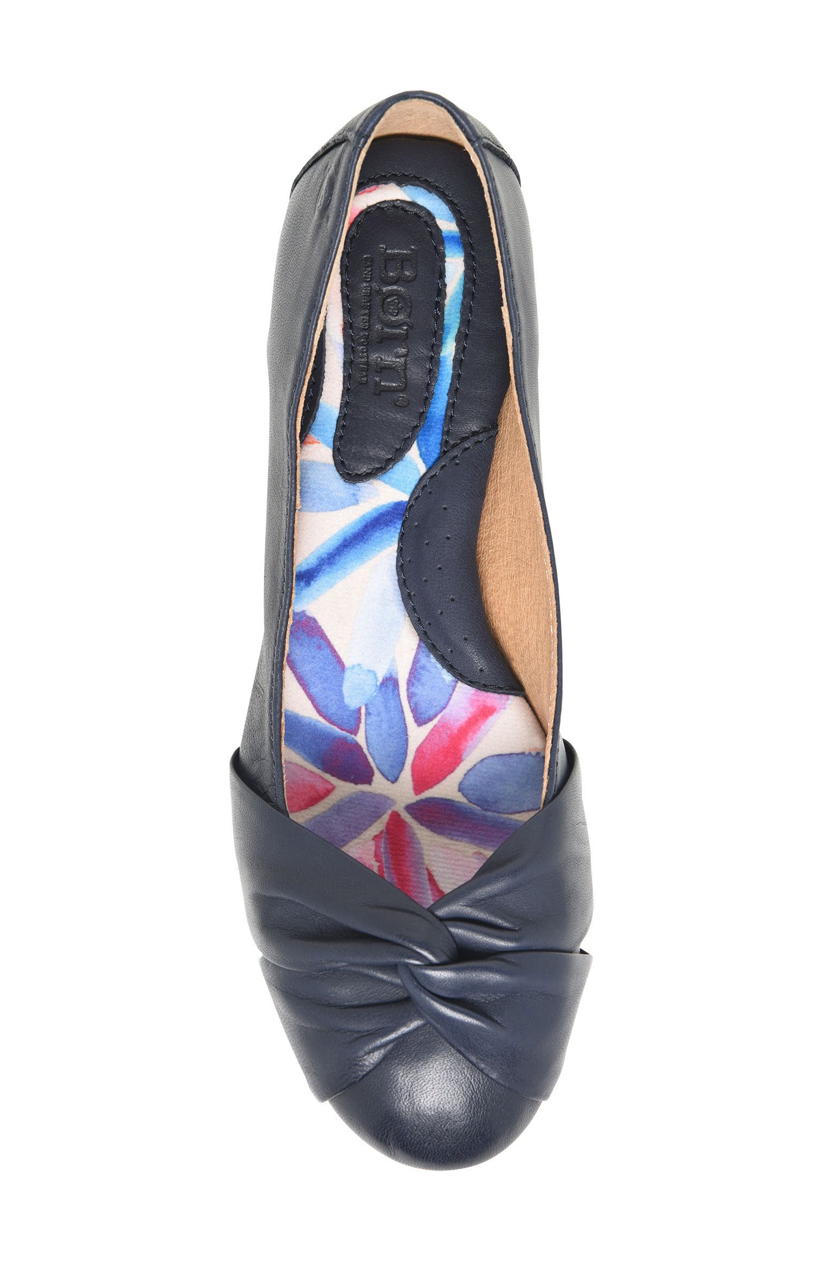 Børn Lilly Twist Pointed Toe Flat, Alternate, color, 