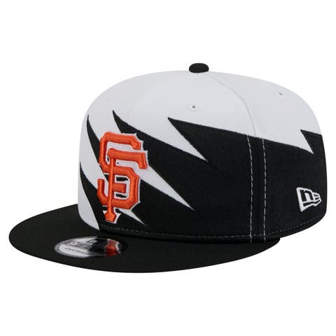 Men's New Era Black/White San Francisco Giants Jagged 9FIFTY Snapback Hat