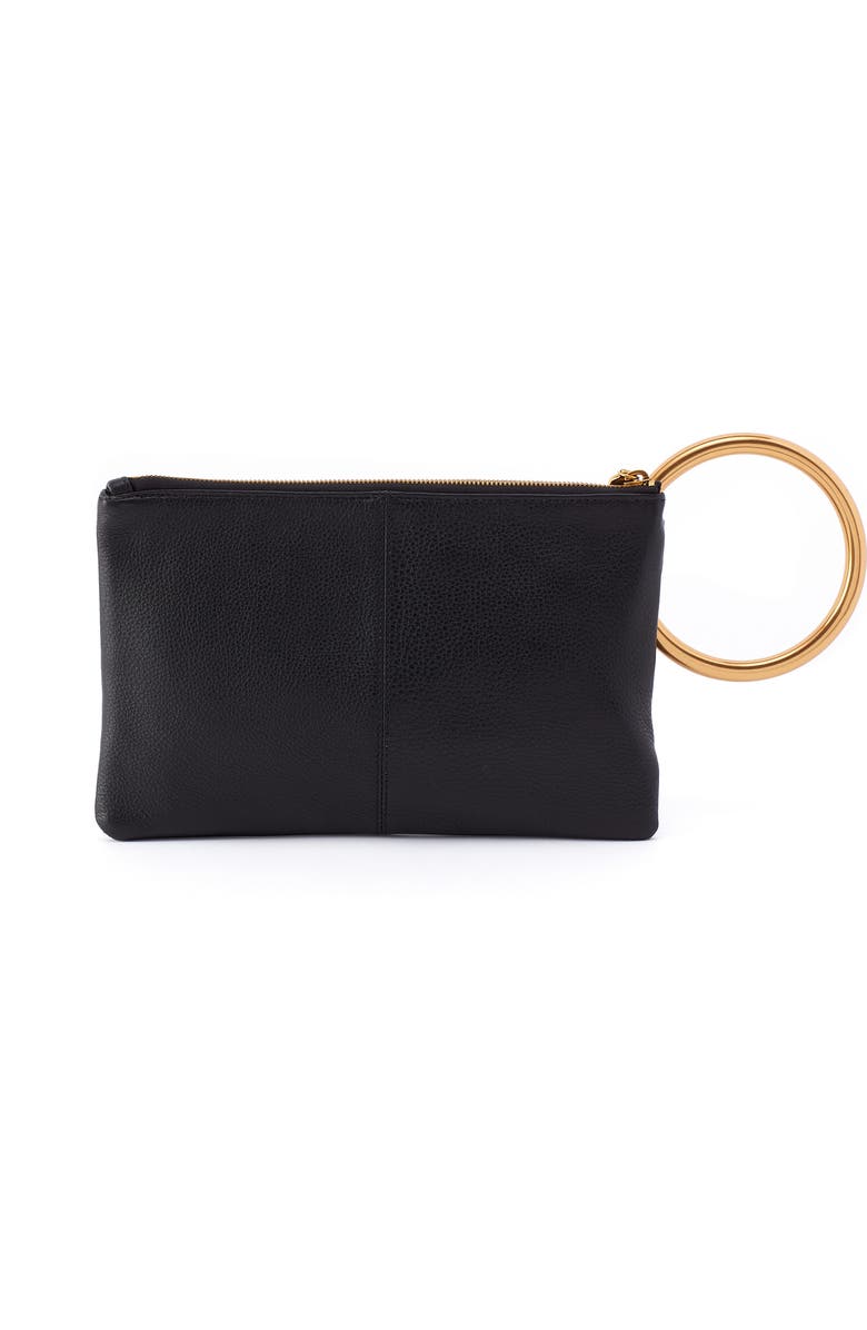 HOBO Sheila Leather Ring Clutch, Alternate, color,