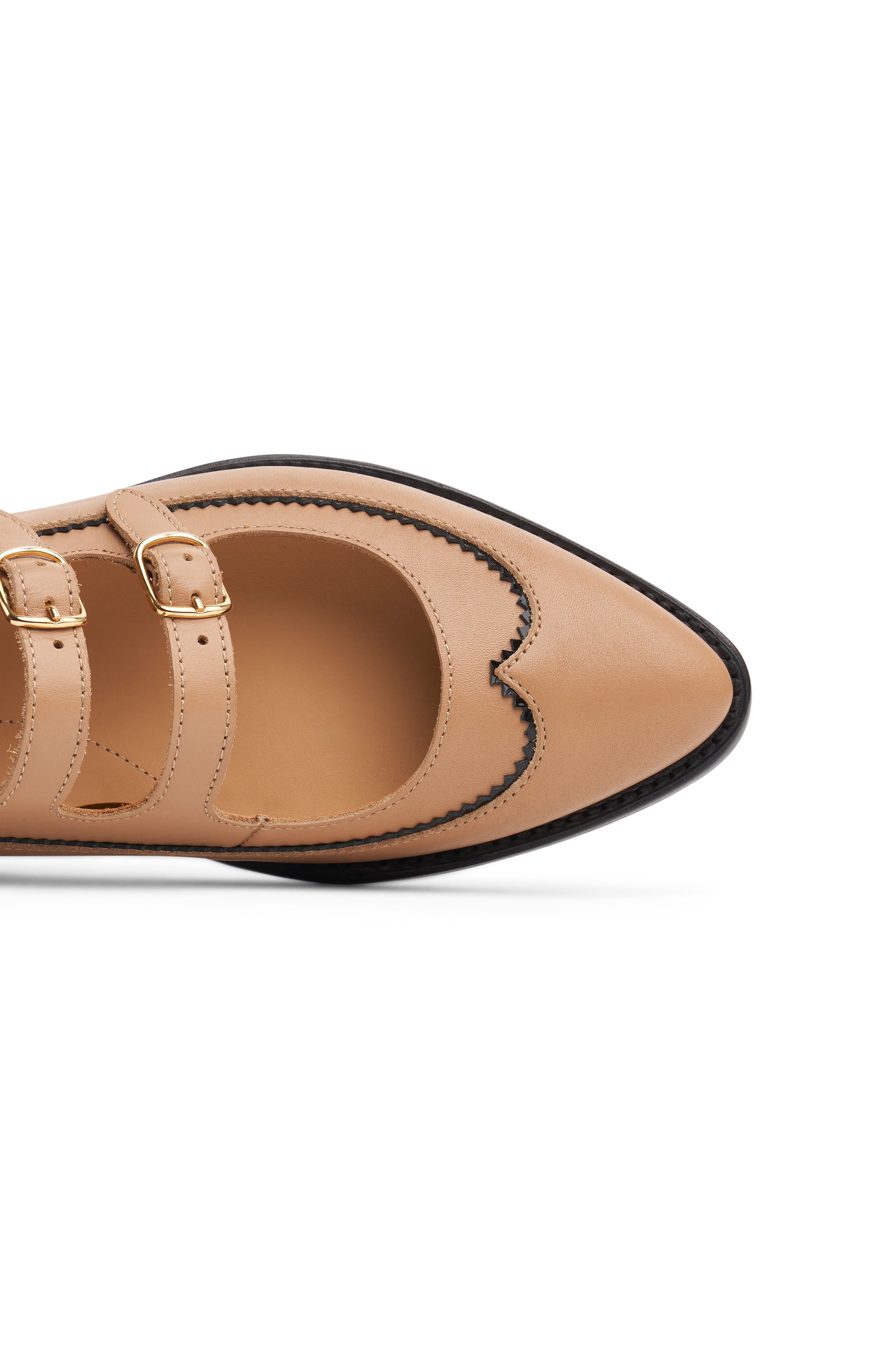 Miss Margo Mary Jane Flat, Alternate, color, CAMEL