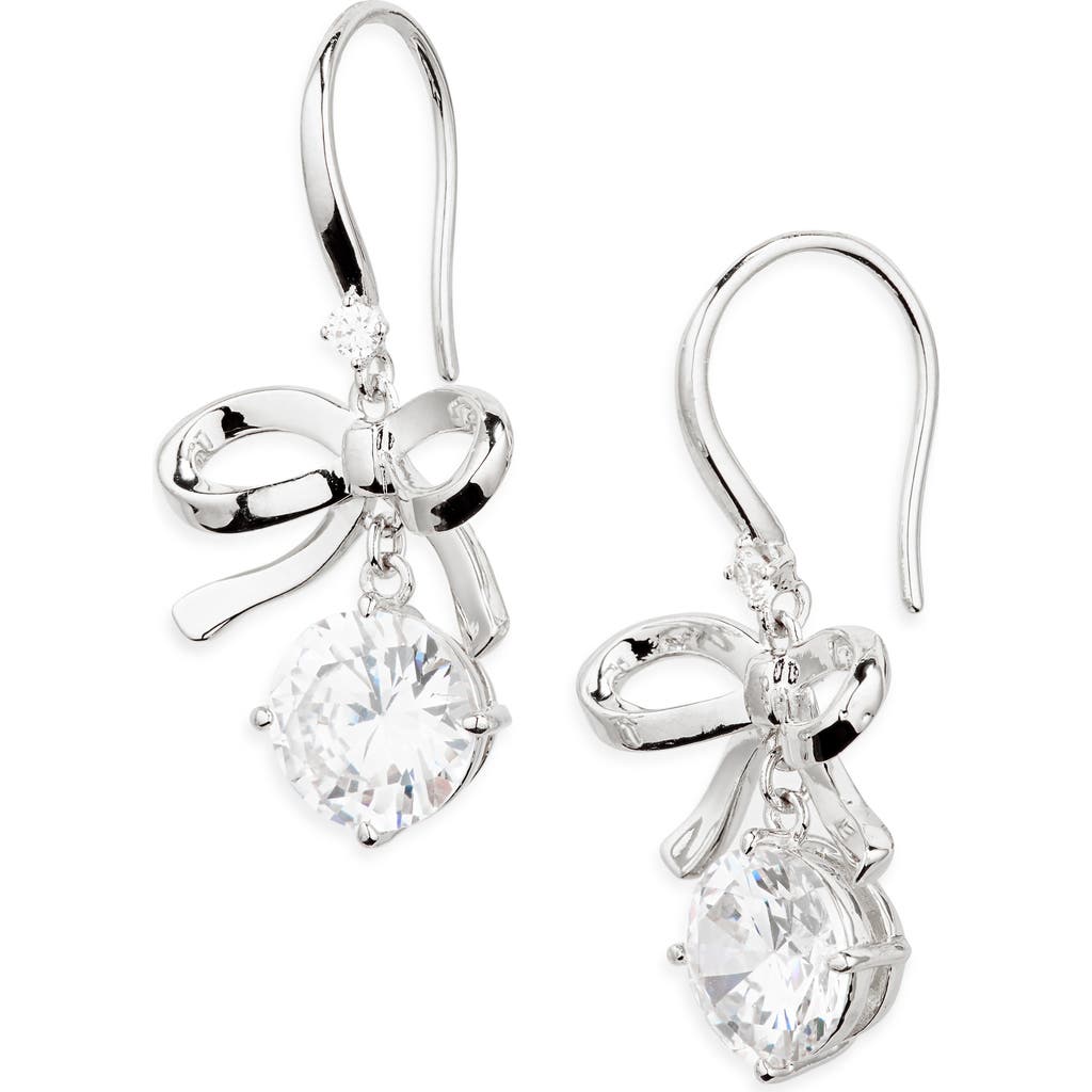 NADRI NADRI BOW DROP EARRINGS