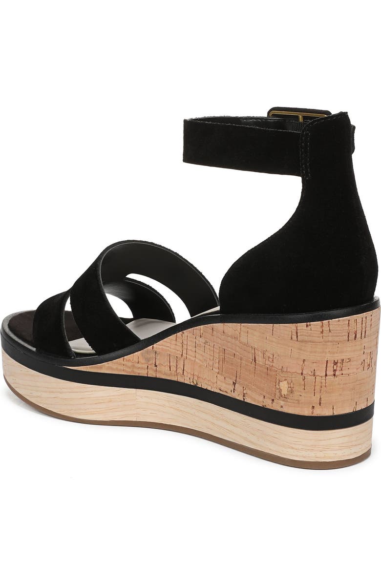 Franco Sarto Madaya Platform Wedge Sandal, Alternate, color, Black