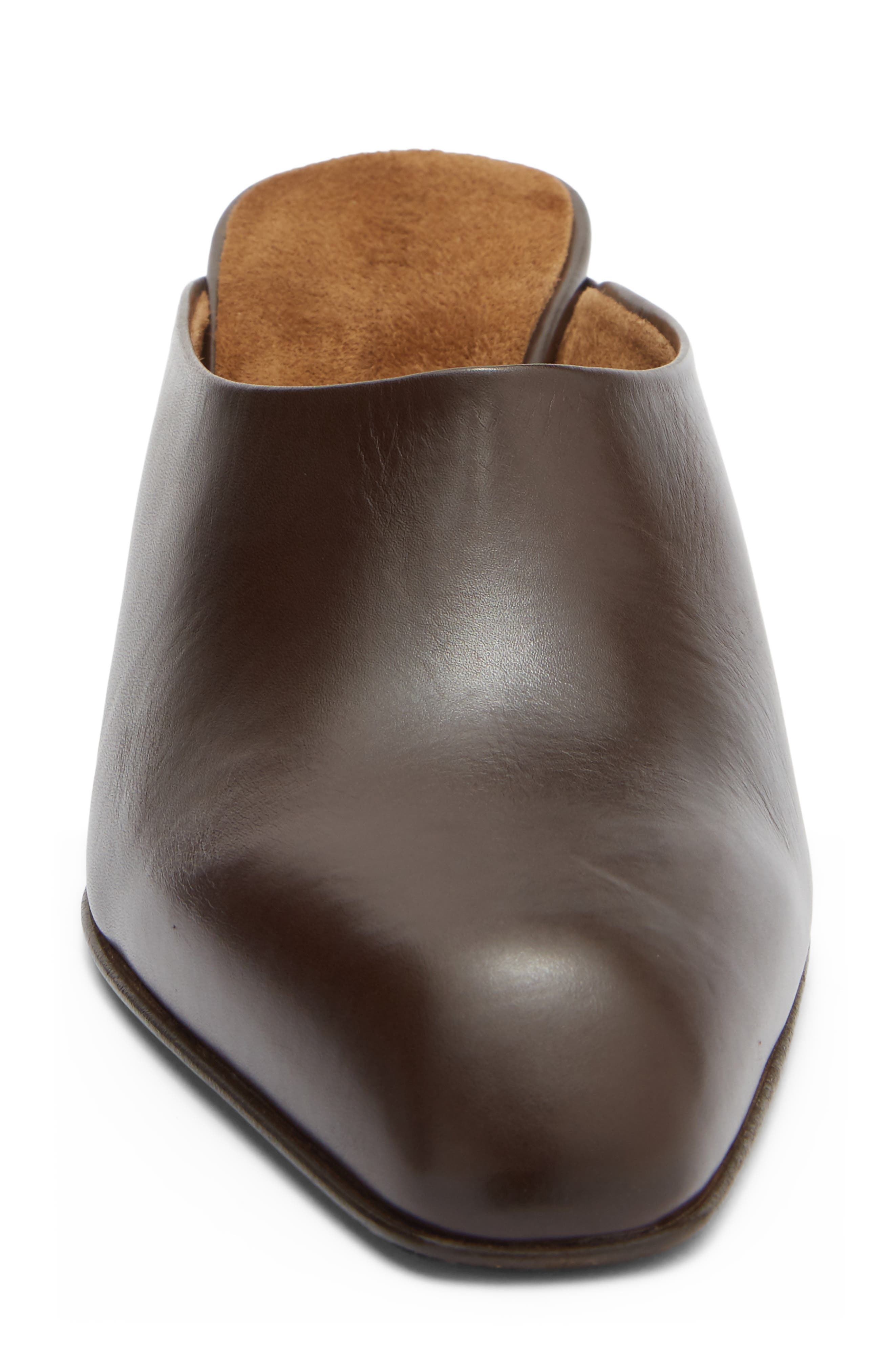 Khaite Colt Square Toe Mule, Alternate, color, Cacao
