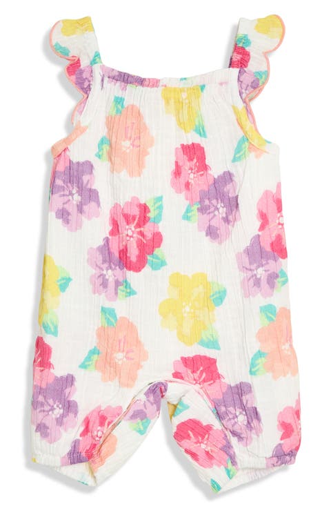 Floral Smocked Romper (Baby)