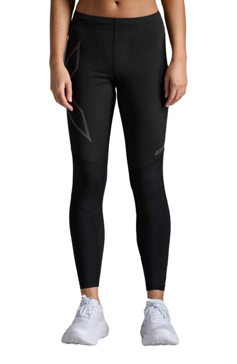 2XU Women
s Ignition Shield Compression Tights, Main, color, Black/Black Reflective