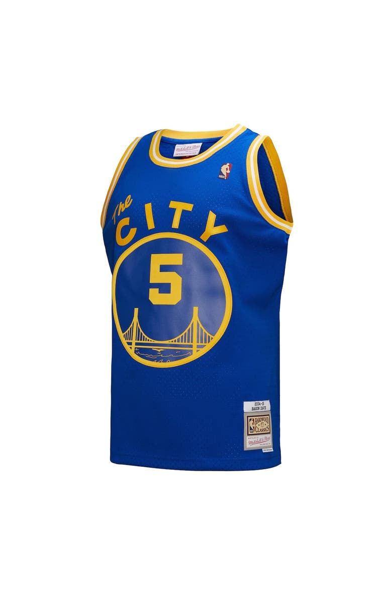 Men's Mitchell & Ness Baron Davis Royal Golden State Warriors Hardwood Classics 2004/05 Swingman Jersey, Alternate, color, Royal