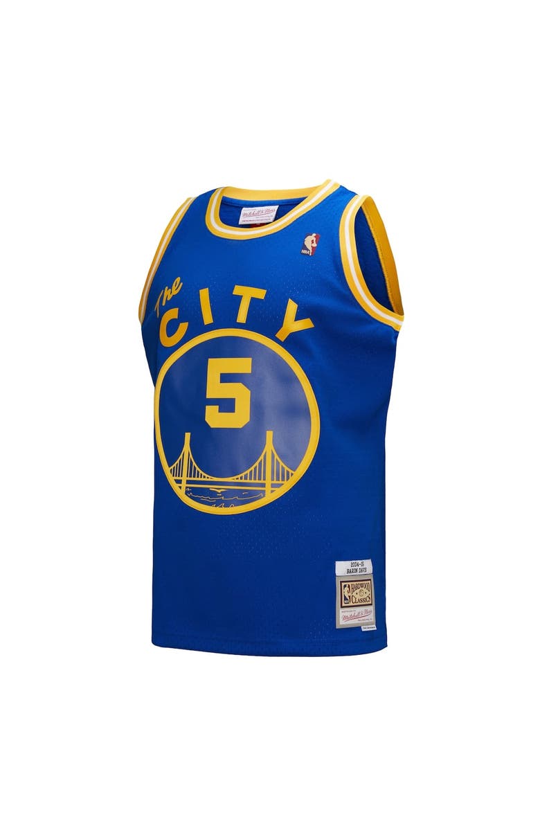 Mitchell & Ness Men's Mitchell & Ness Baron Davis Royal Golden State Warriors Hardwood Classics 2004/05 Swingman Jersey, Alternate, color, Royal