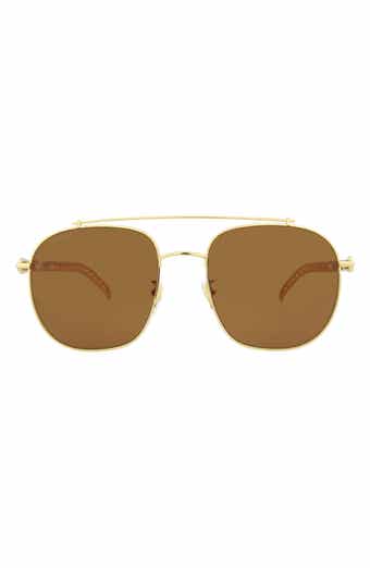 58mm Aviator Sunglasses
