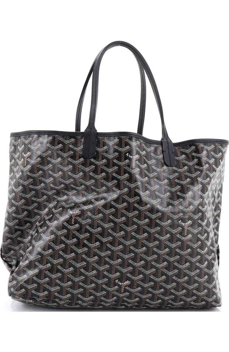 Pre-Owned Goyard Saint Louis Tote Coated Canvas PM, Alternate, color, Black