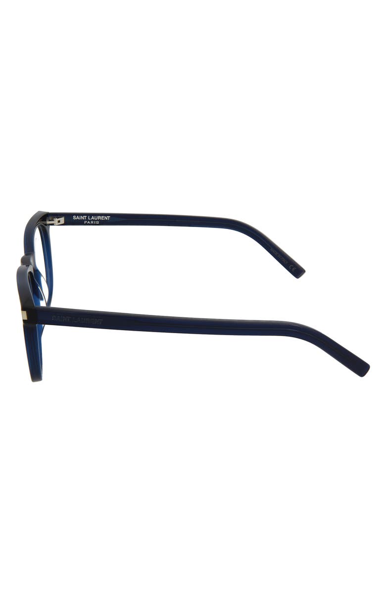 Saint Laurent 52mm Round/Oval Optical Frames, Alternate, color,