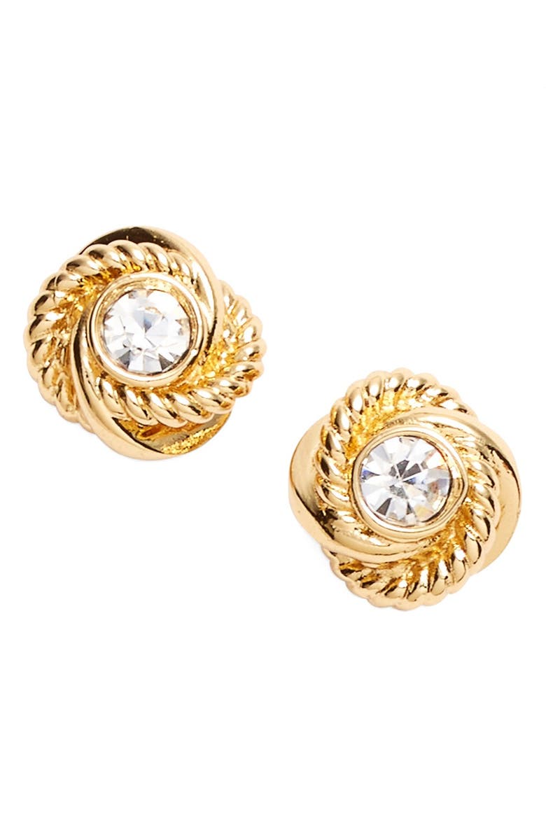 Kate Spade New York 'infinity and beyond' knot earrings, Main, color, 