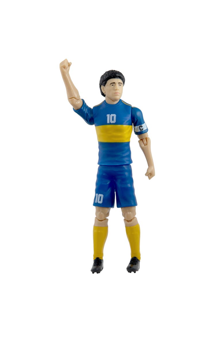 Sockers Legends Diego Maradona Boca Juniors 8" Soccer Action Figure, Alternate, color, Blue