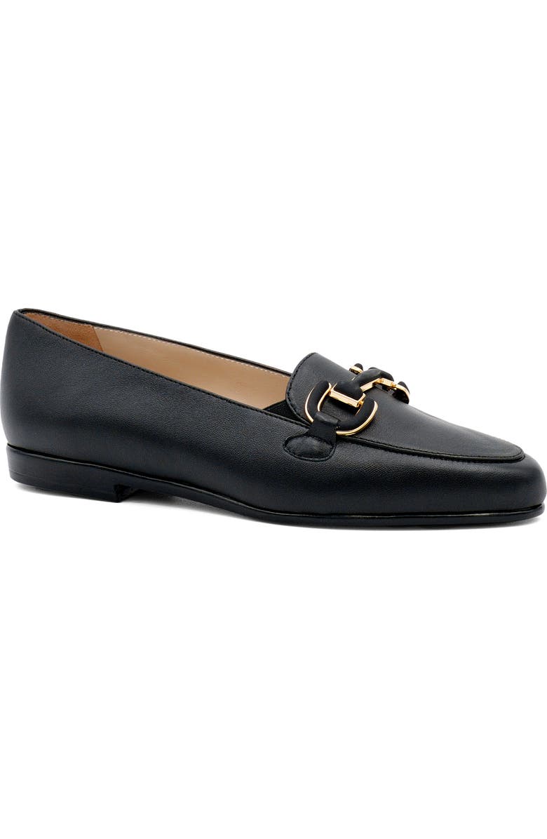 Amalfi by Rangoni Obliquo Loafer, Main, color, Black Etoile
