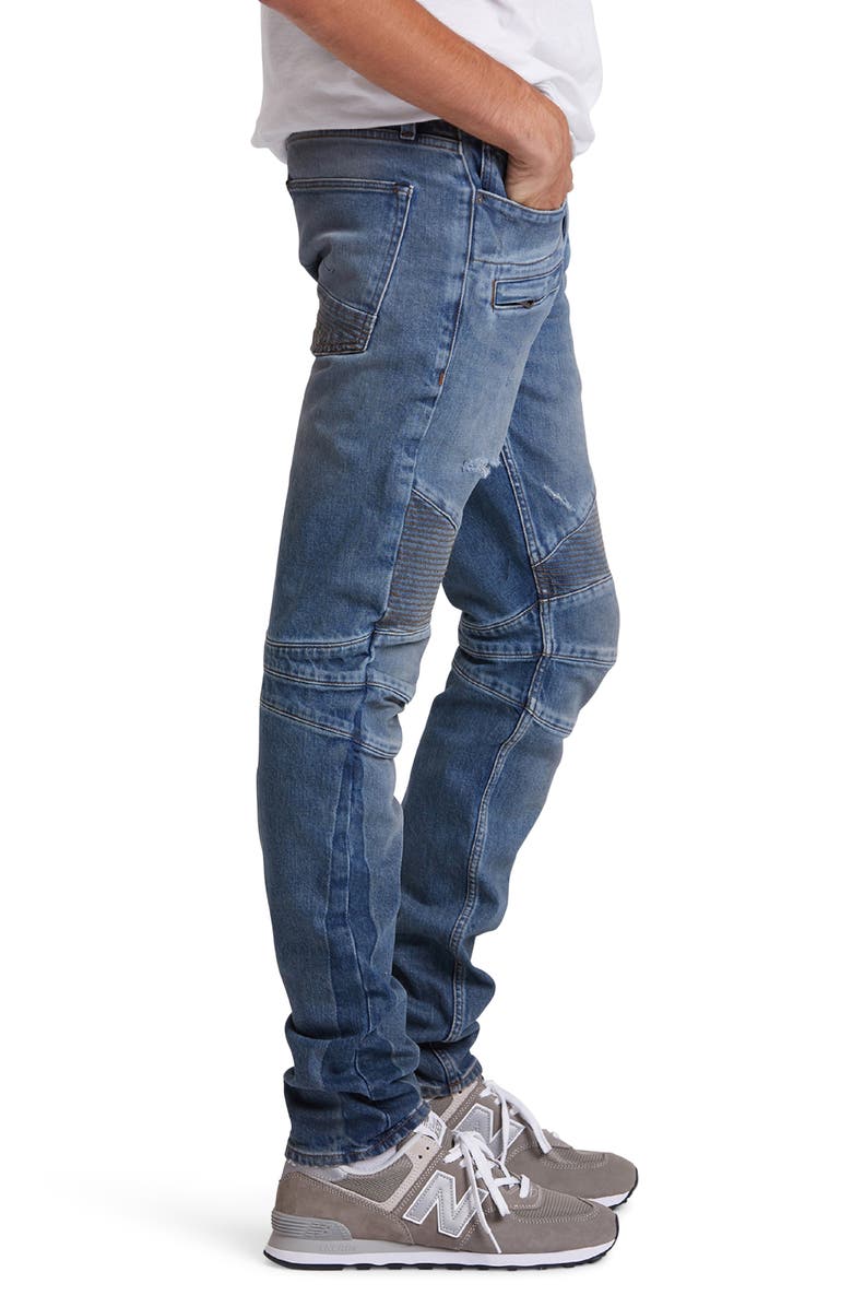 Hudson Jeans Blinder Biker Ripped Skinny Fit Jeans, Alternate, color, 