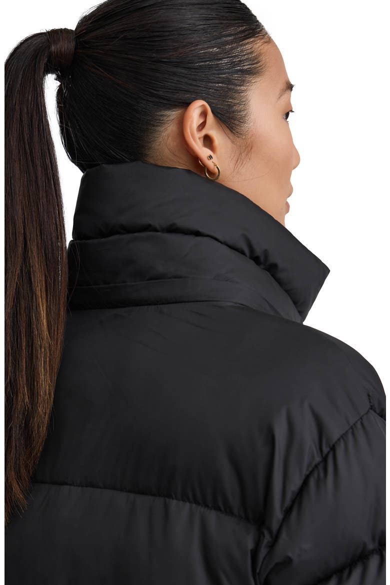 Cire Wonder Puffer Jacket with Removable Hood, Alternate, color, BLACK