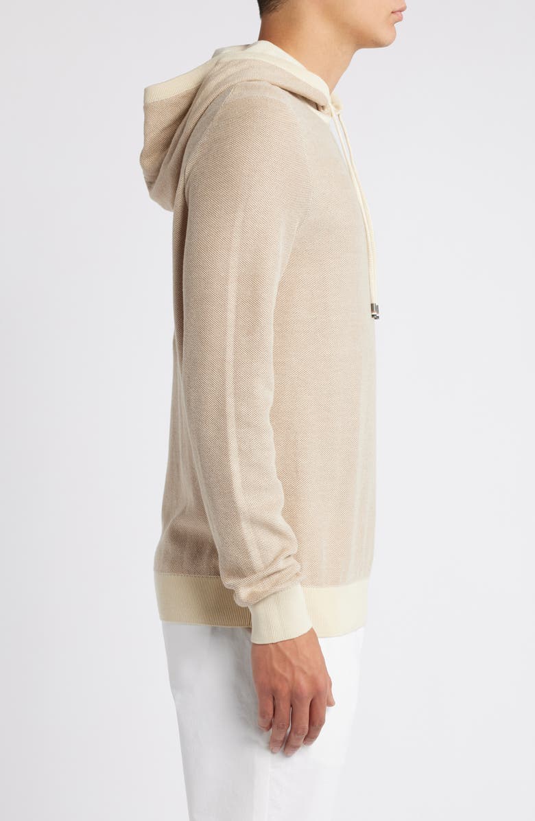 BOSS Trapani Mesh Sweater Hoodie, Alternate, color,